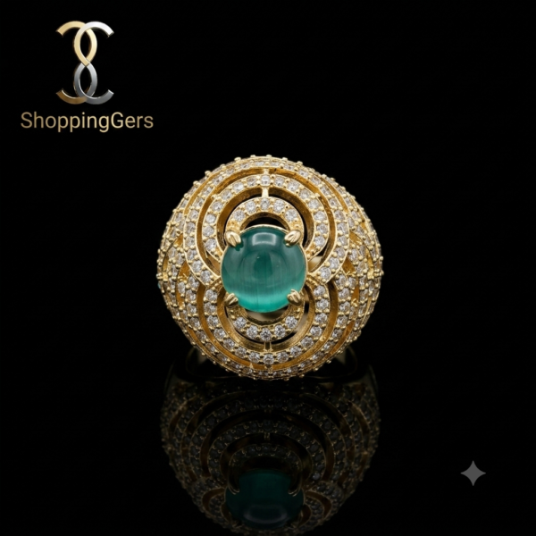 Gemini_Generated_Image_4njjv14njjv14njj Statement Dome Cocktail Ring